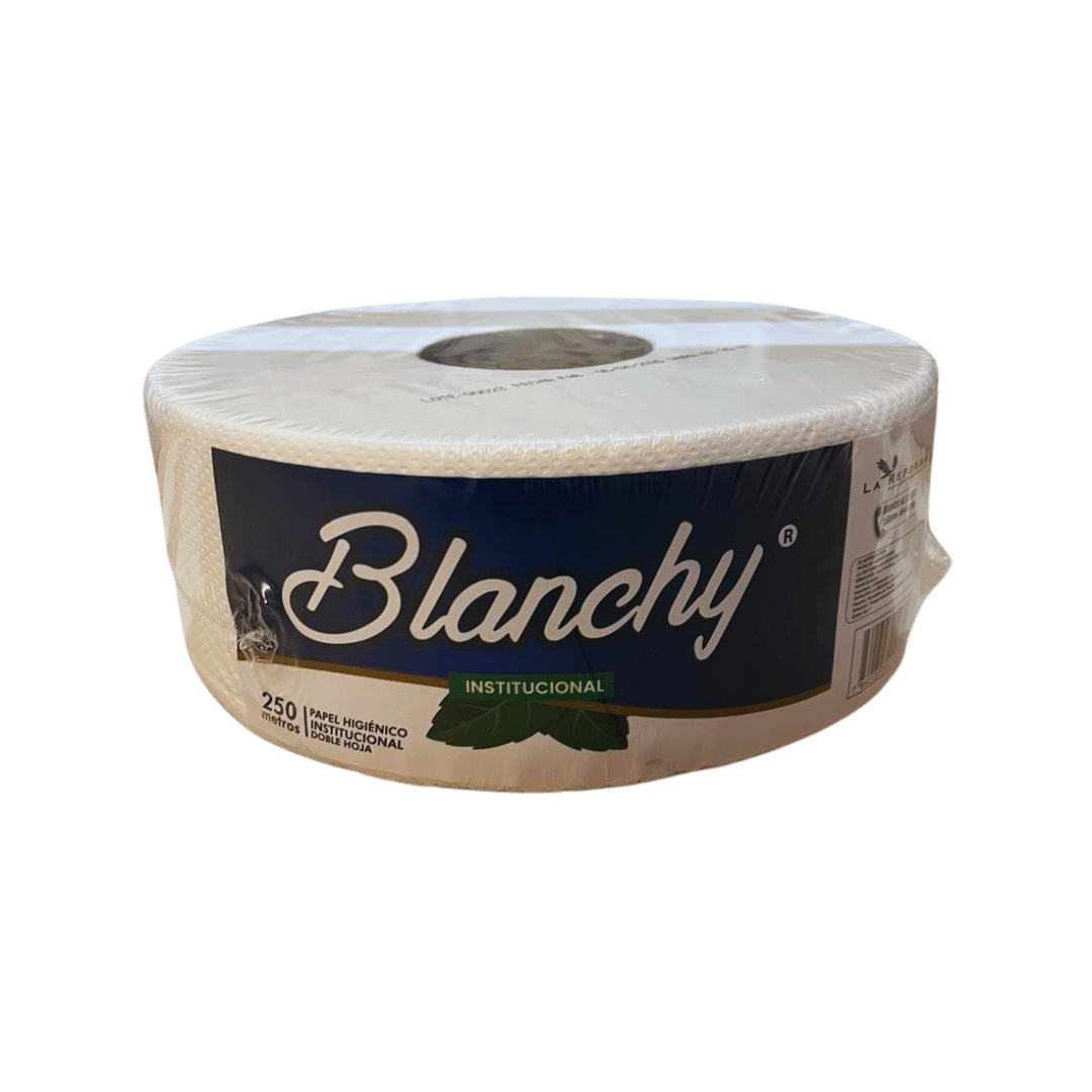 Papel Higienico Blanchy Institucional 2ply 250 metros 4x1